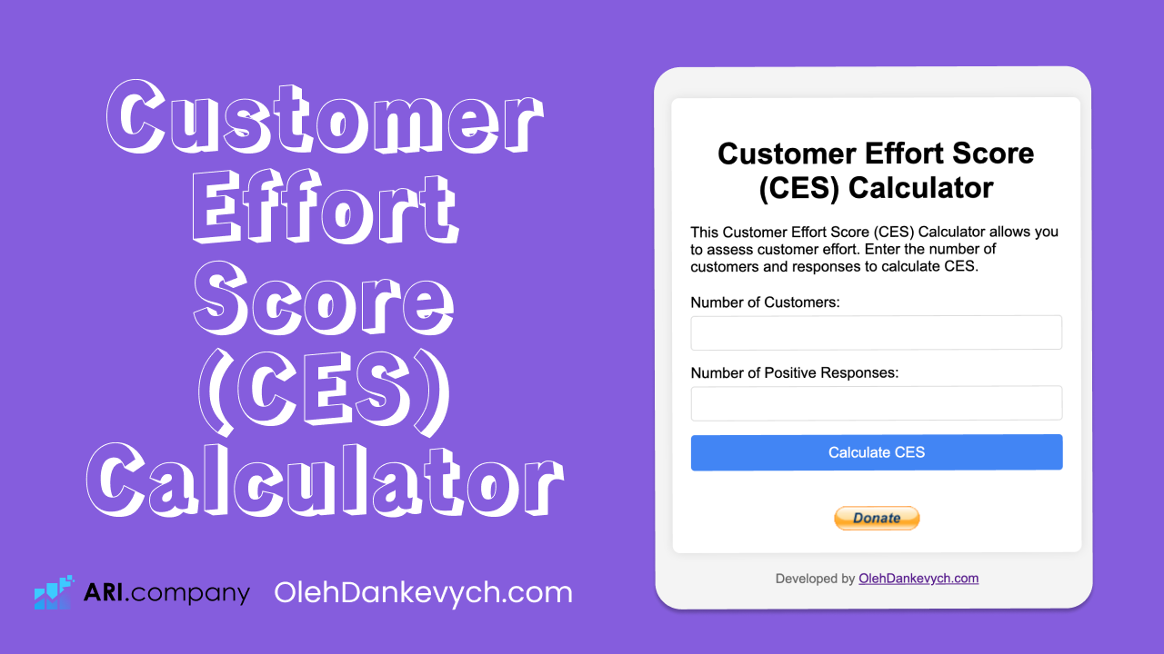 Customer Effort Score (CES) Calculator