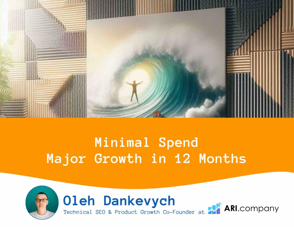 Minimal Spend Major Growth in 12 Months